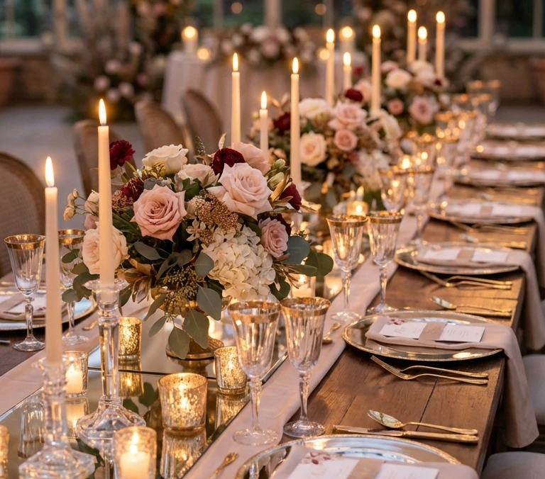 Fairytale Wedding Table Decor Ideas