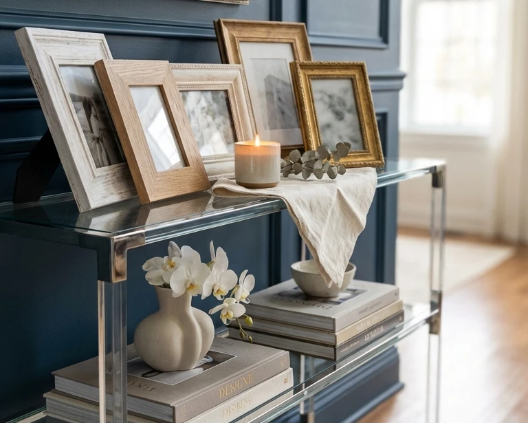 Farmhouse Console Table Decor Ideas