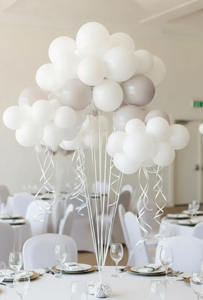 Floating Balloon Cloud Centerpieces