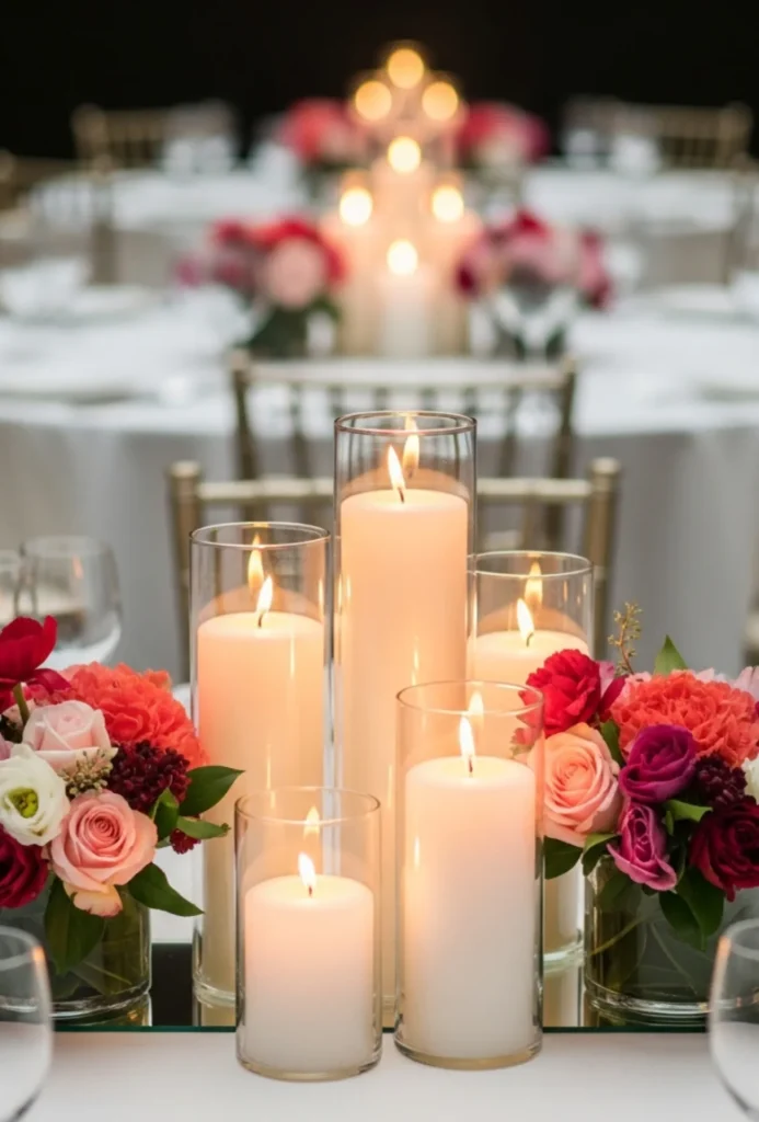 Floral & Candle Layering