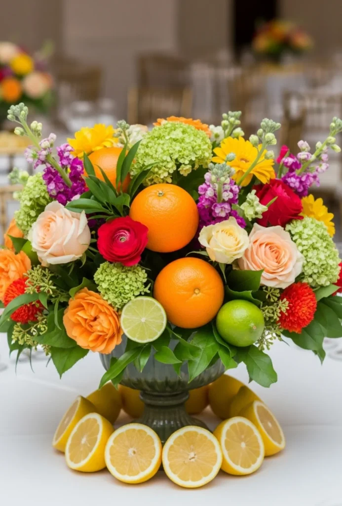 Floral + Citrus Fruit Combinations