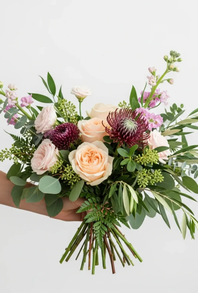 Floral & Greenery Simple Bunch Styling