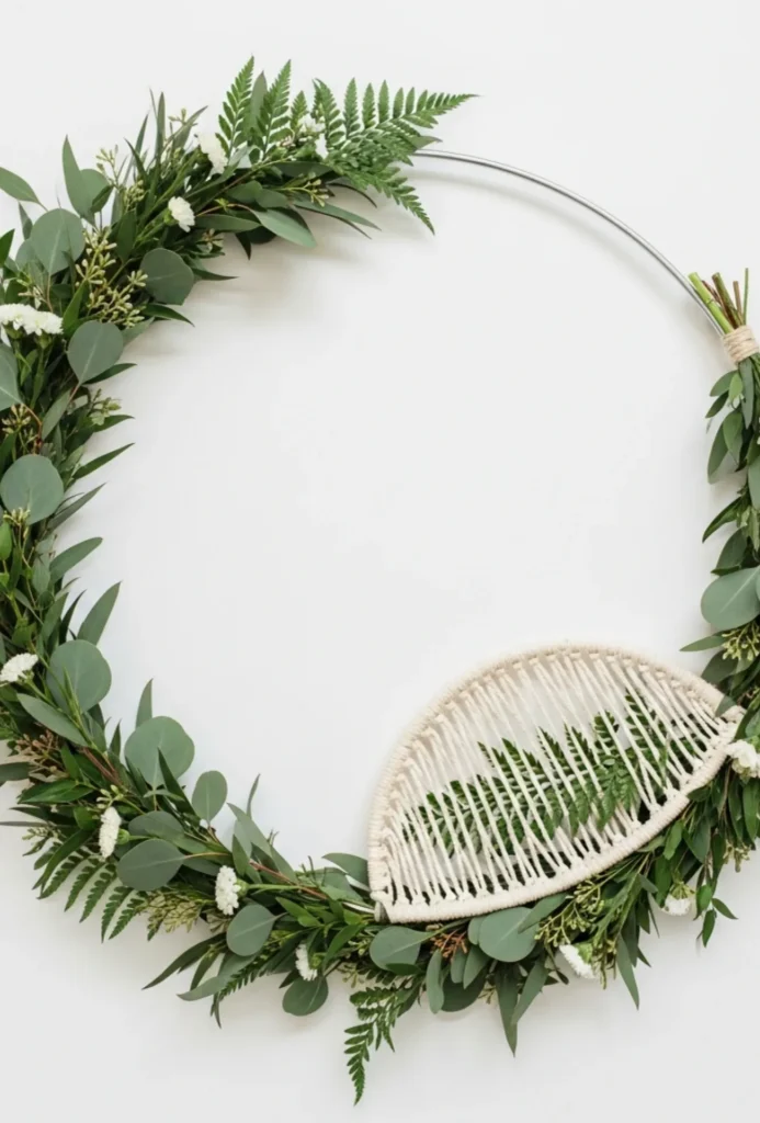 Floral Hoop Center Rings