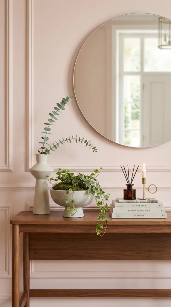 Fresh Greenery And Vase Styling