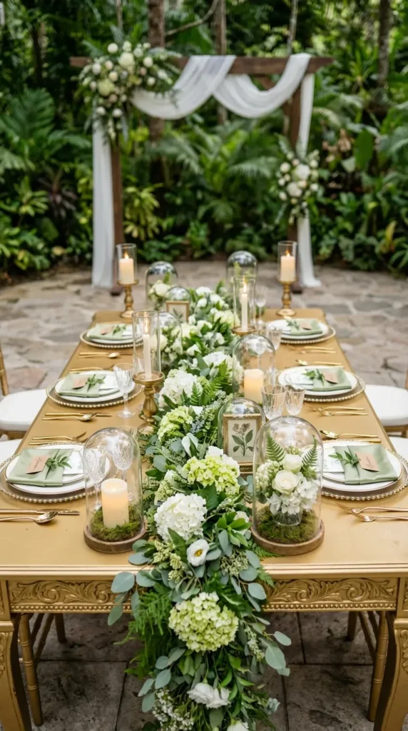 Glass Cloches with Candle or Floral Displays