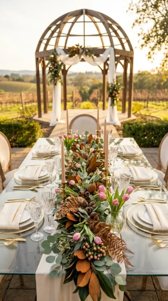 Greenery Garlands with Dried Leaves