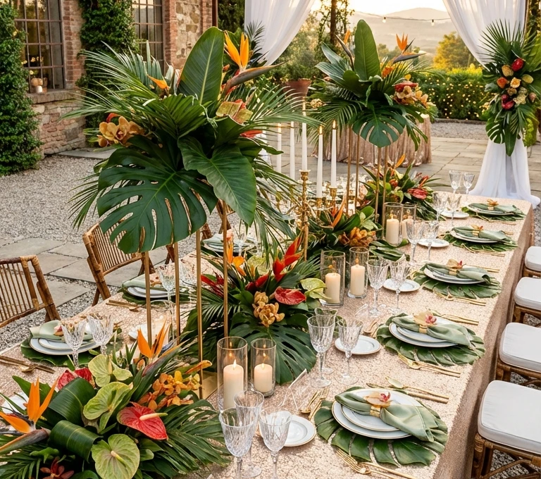 Greenery Wedding Table Decor Ideas
