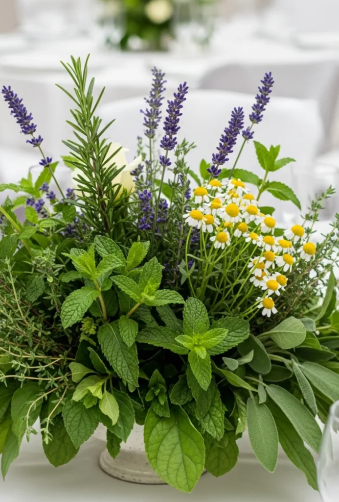 Herb Infused Floral Arrangements