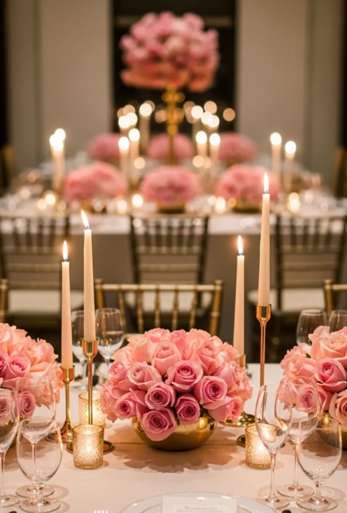 High Low Rose + Candle Combinations