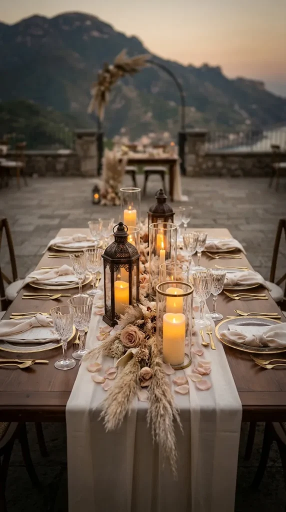 Lantern and Candle Clusters for Evening Glow