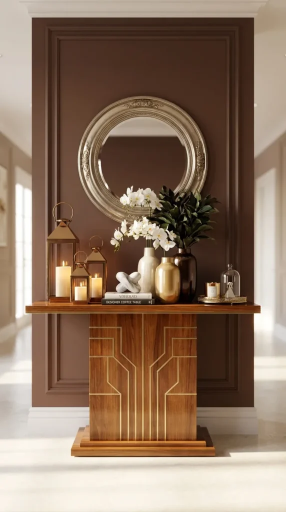 Lanterns And Decorative Vases Styling