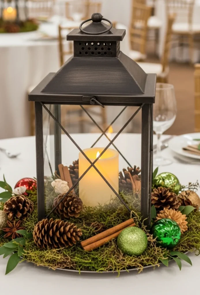 Lanterns with Seasonal Fillers