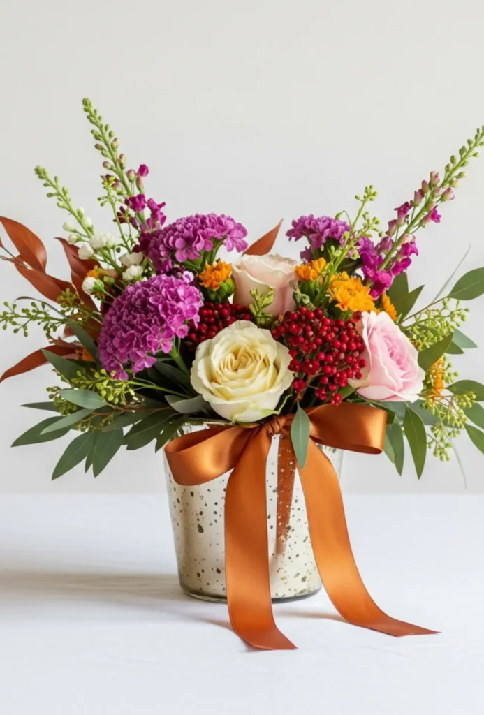 Metallic Balloon Weight Centerpieces