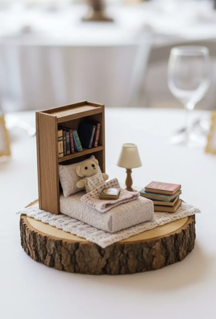 Mini Bedtime Story Corner Centerpieces
