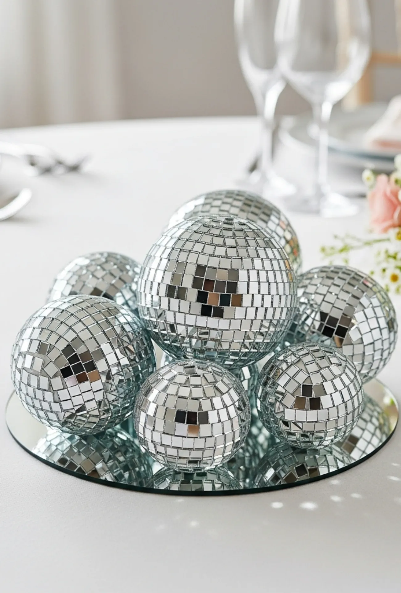 Mini Disco Ball Clusters