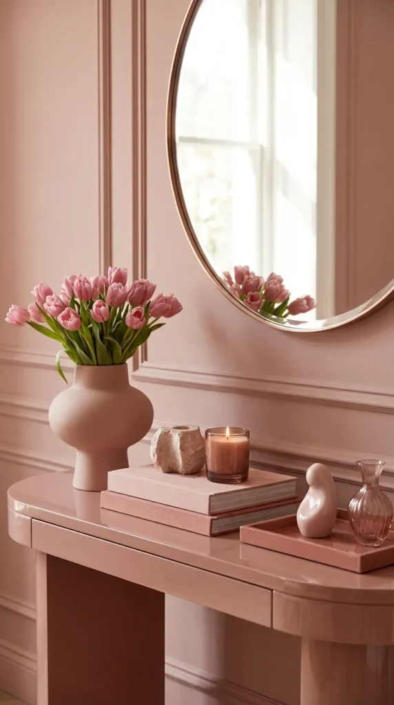 Monochrome Decor For Modern Entryway