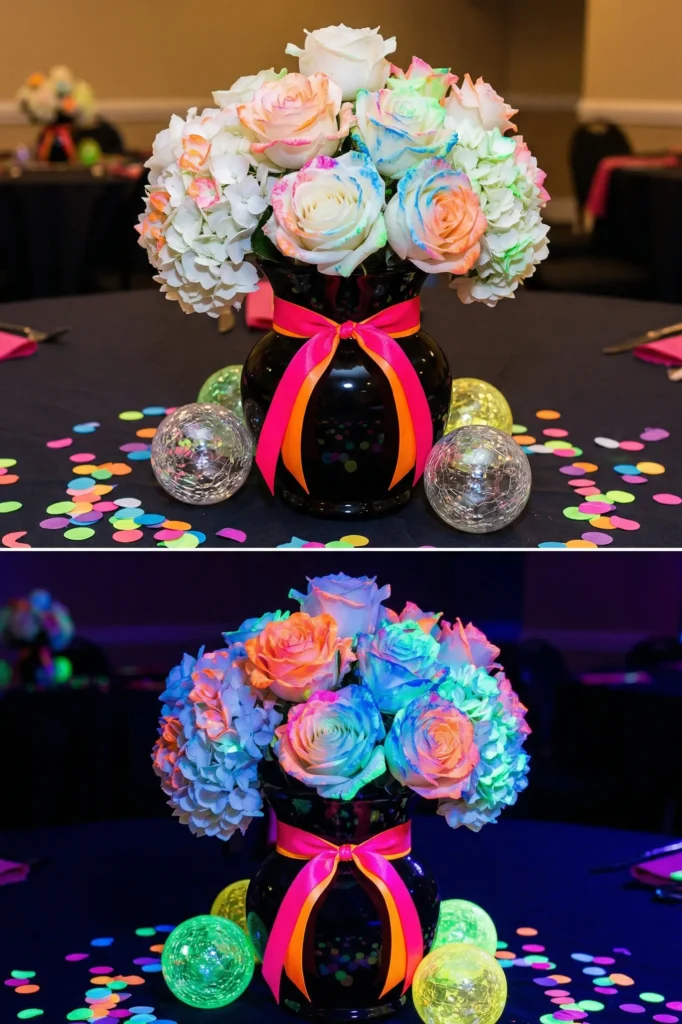 Neon Glow Party UV Reactive Centerpieces