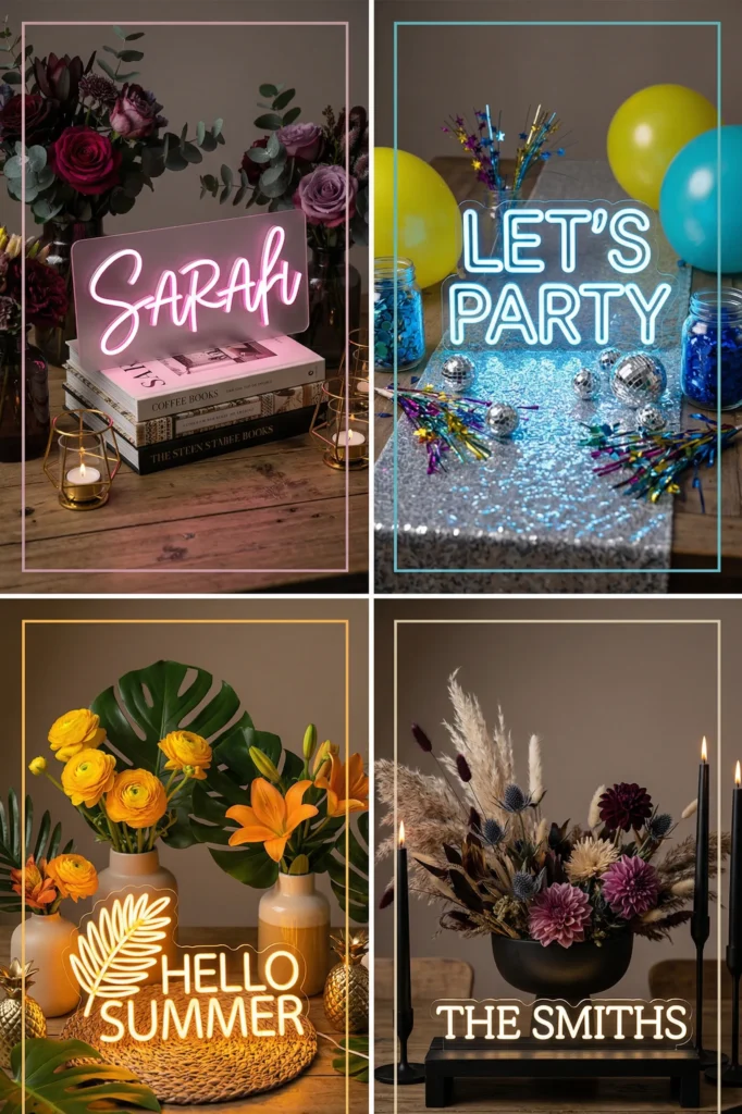 Neon Mini Name Signs