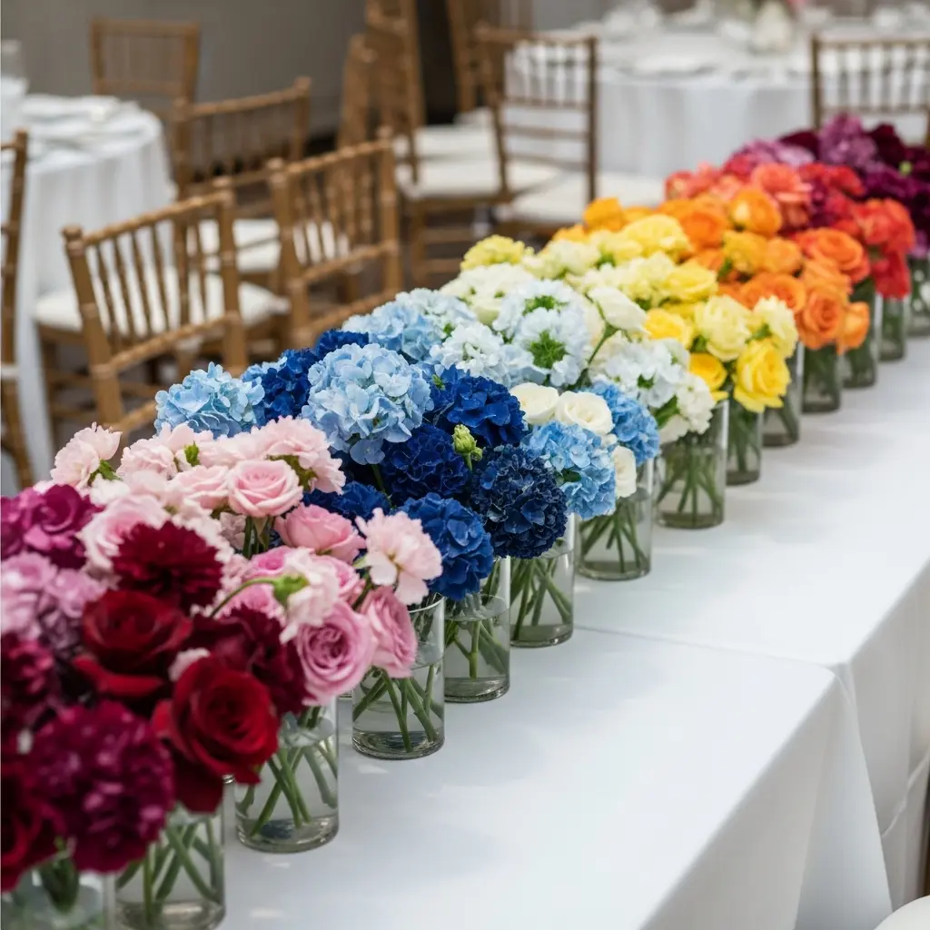 Ombre Floral Centerpiece