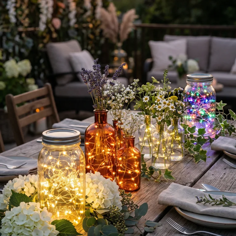 Outdoor Party Centerpieces