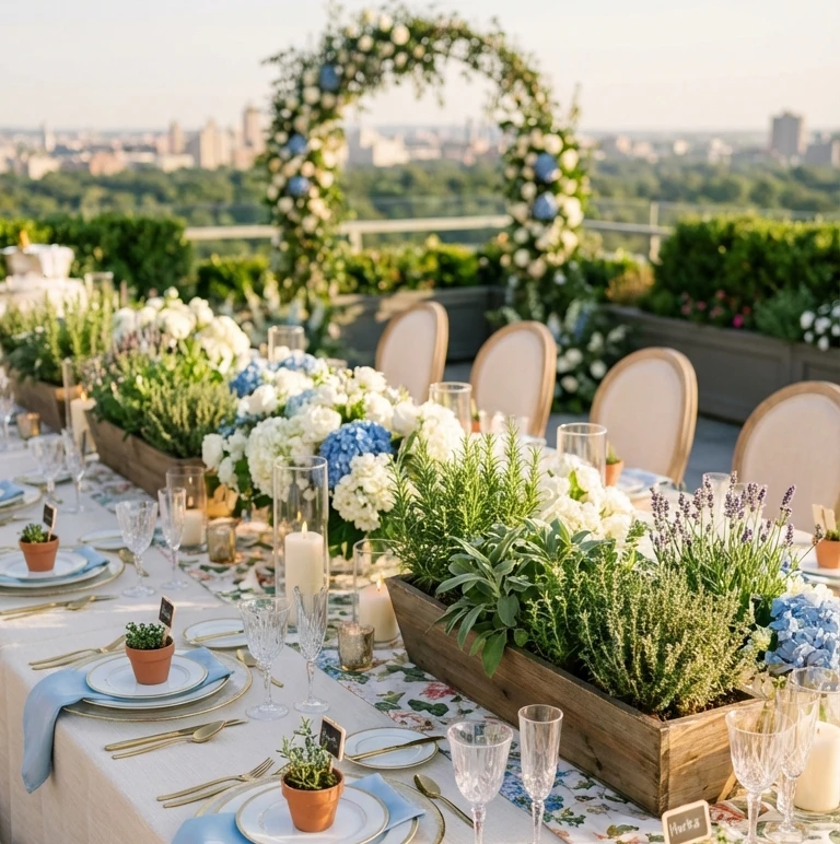Outdoor Wedding Table Decorations