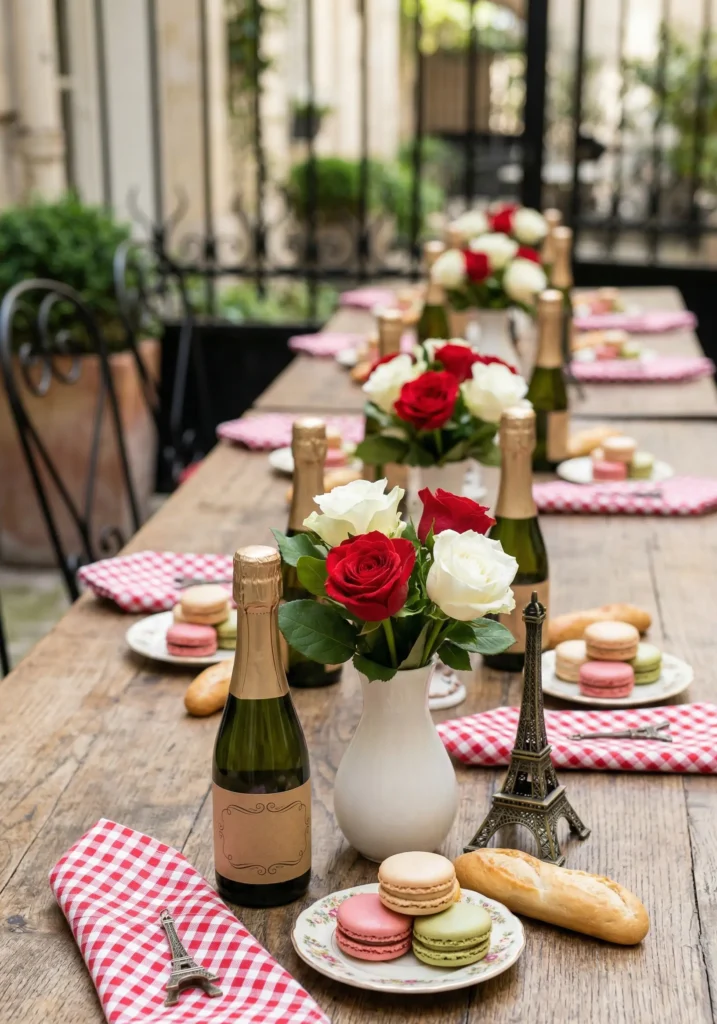 Parisian Café Chic Mini Bistro Centerpieces