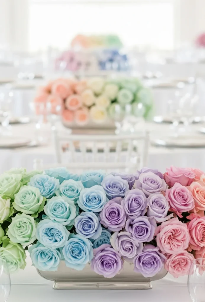 Pastel Ombré Bloom Arrangements