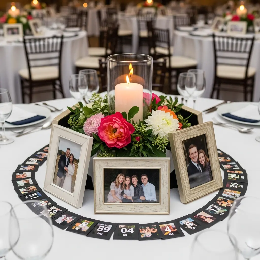 Personalized Photo Centerpieces