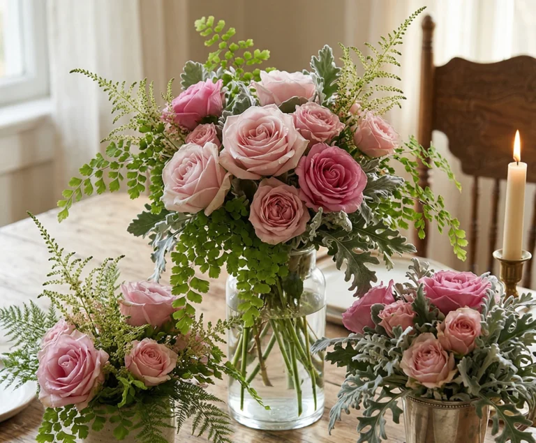 Pink Floral Centerpieces ideas