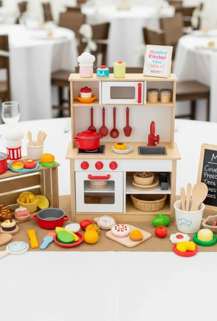Play Kitchen Mini Setup Centerpieces