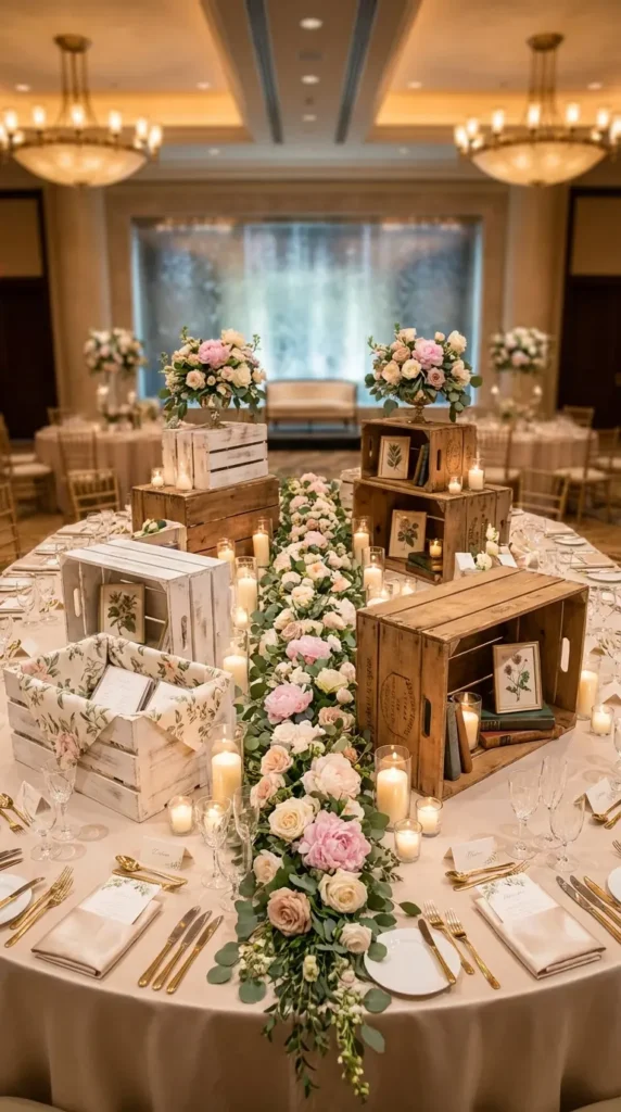 Repurposed Vintage Wooden Crates