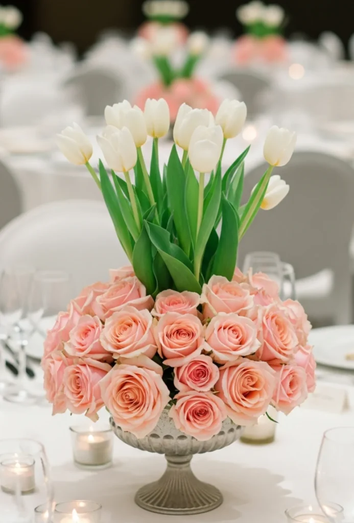 Rose and Tulip Mixed Bouquets