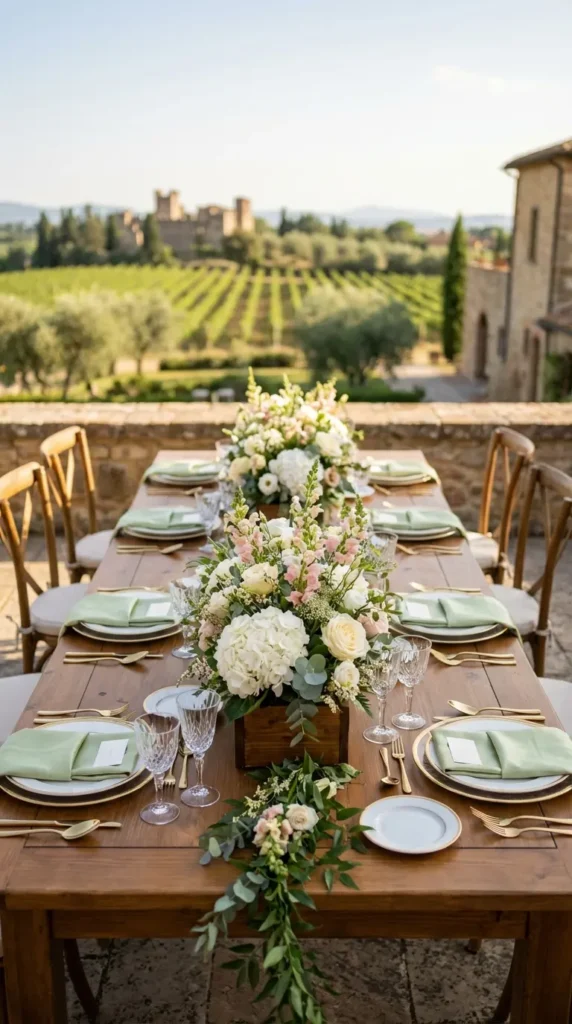 Rustic Wooden Box Floral Centerpieces
