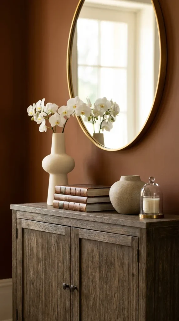 Scandinavian Minimal Console with Light Wood Finish