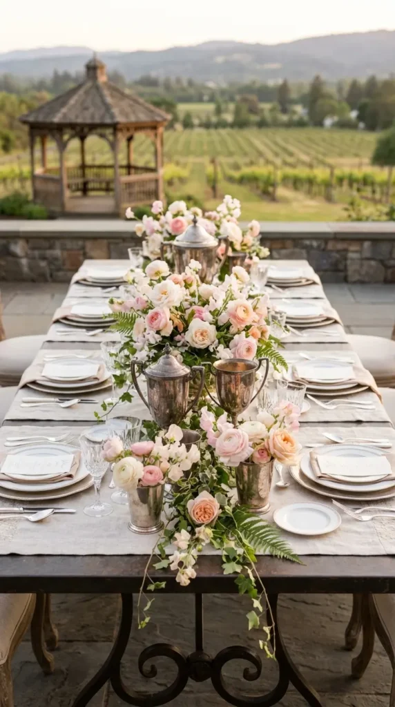 Silver Antique Vases