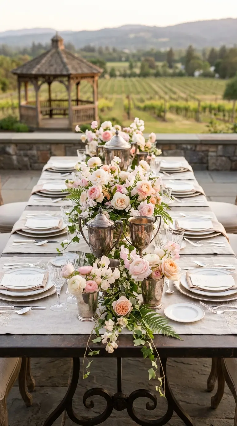 Silver Antique Vases