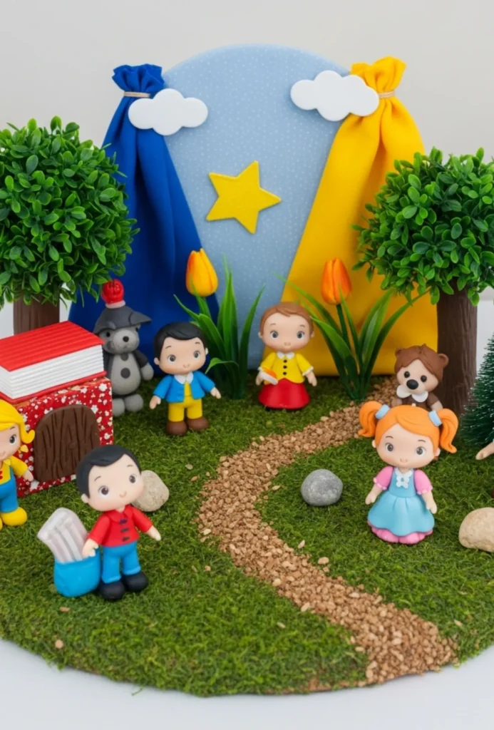 Storybook Character Scene Centerpieces