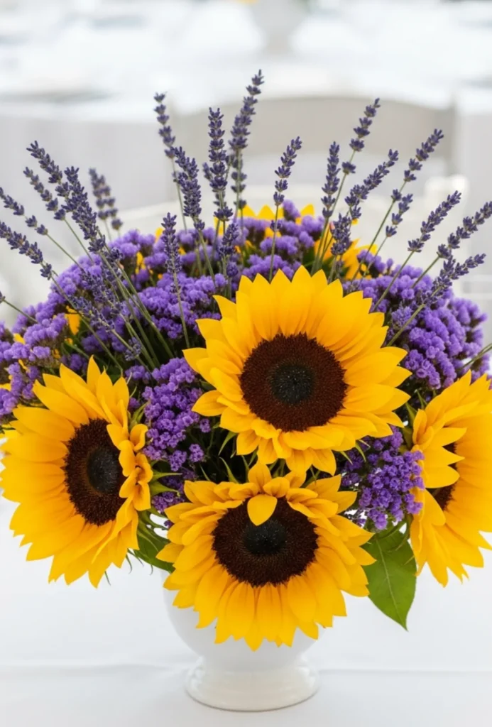 Sunflower + Lavender Combination