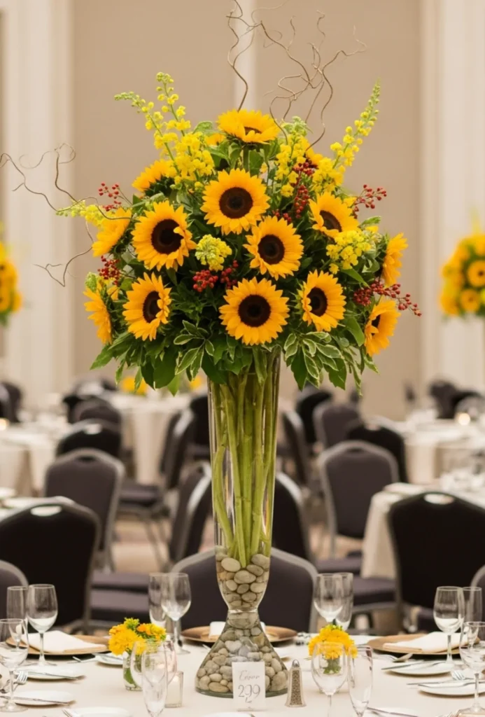 Tall Sunflower Statement Arrangement