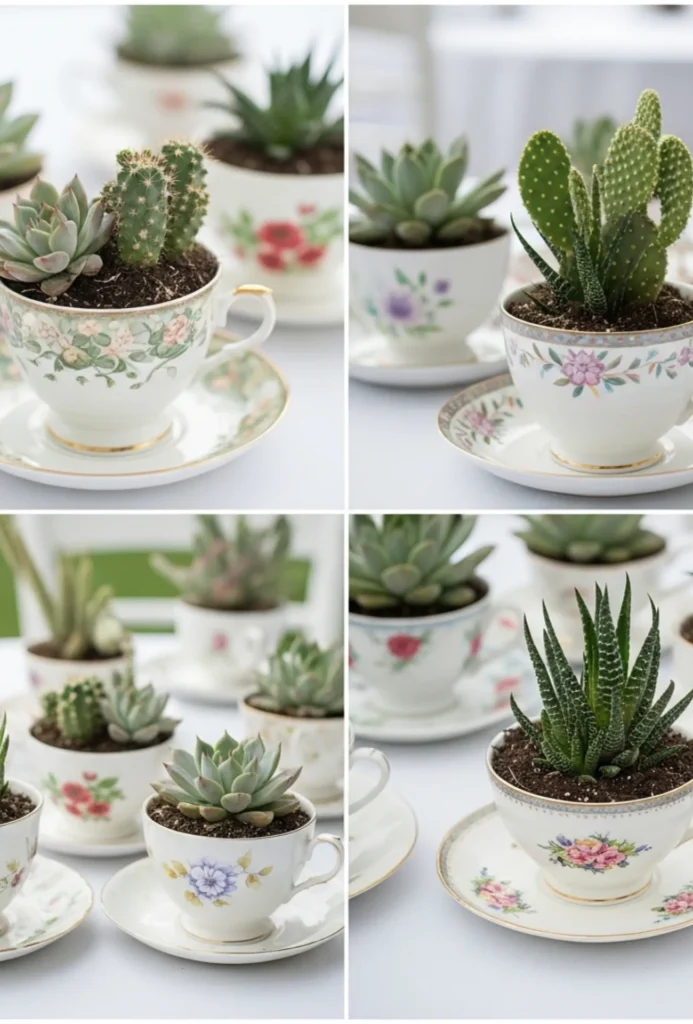 Teacup Succulents