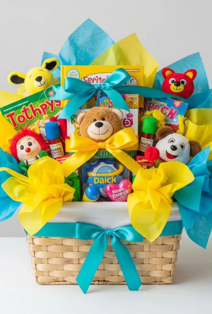 Toy Basket Surprise Centerpieces