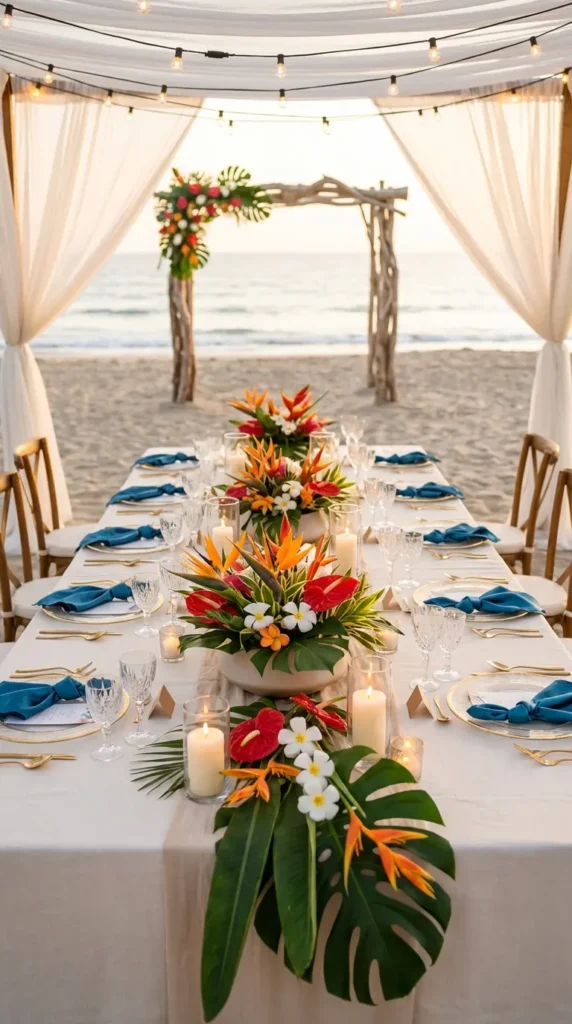 Tropical Flower Arrangements