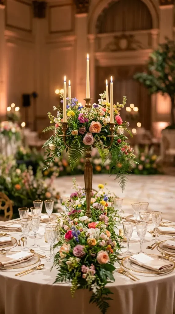 Vintage Candelabra Centerpieces for Classic Elegance