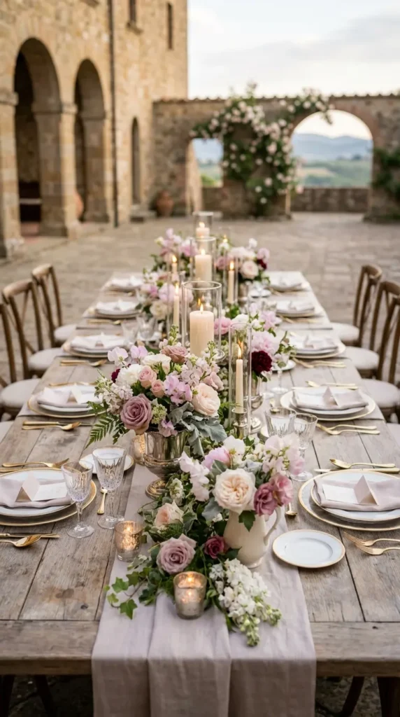 Vintage Floral Centerpieces