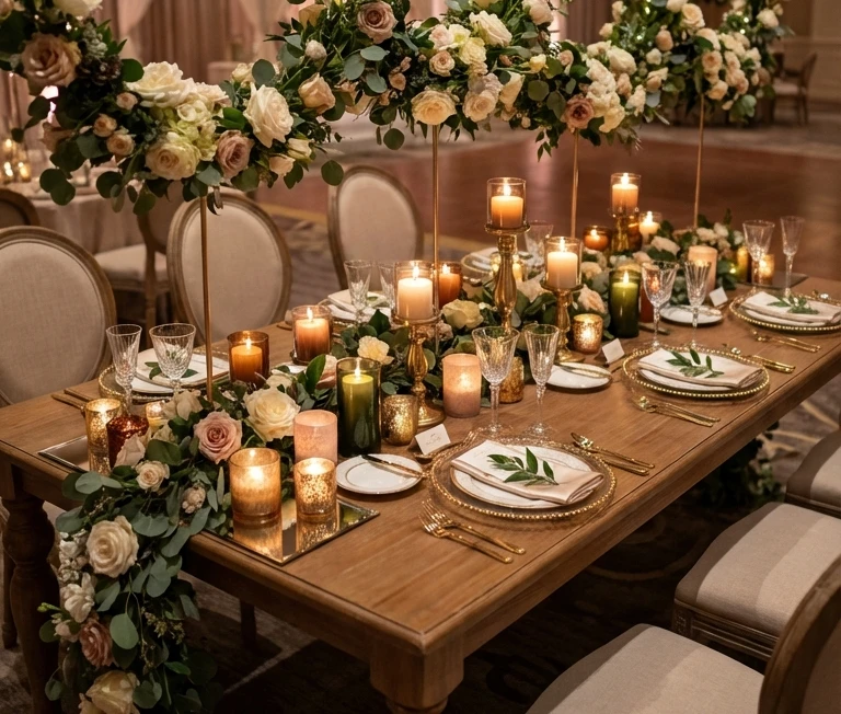 Vintage Wedding Table Decor Ideas