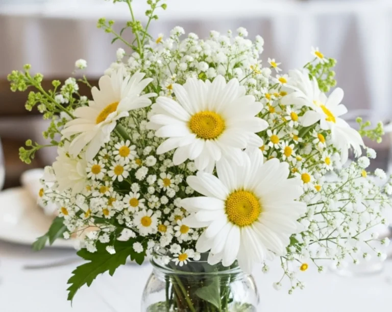 White Floral Centerpieces