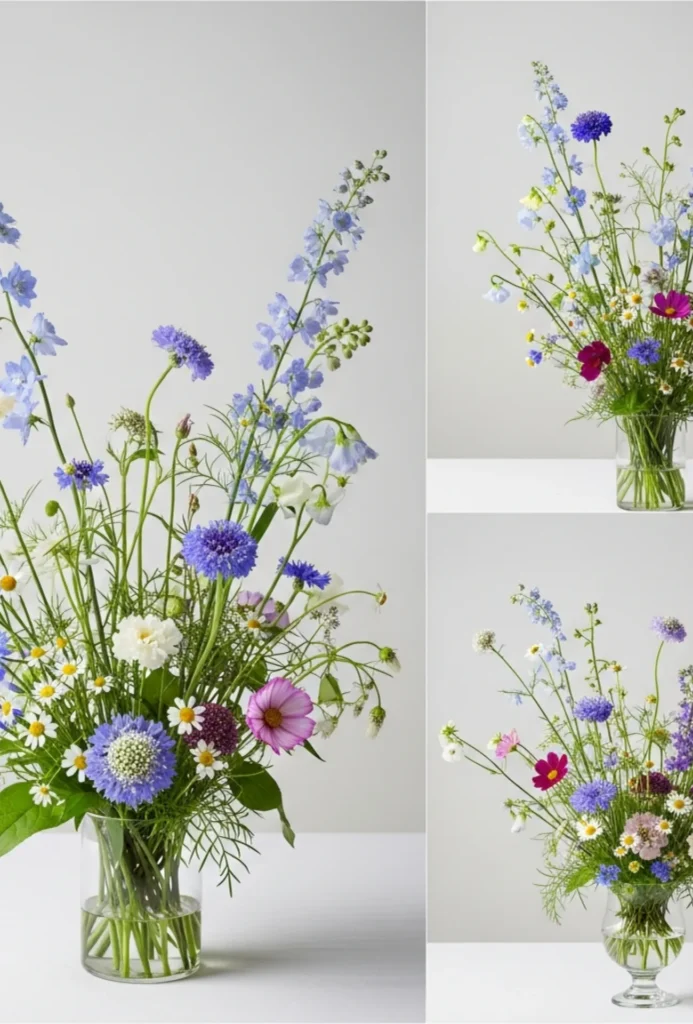 Wildflower-Inspired Centerpieces