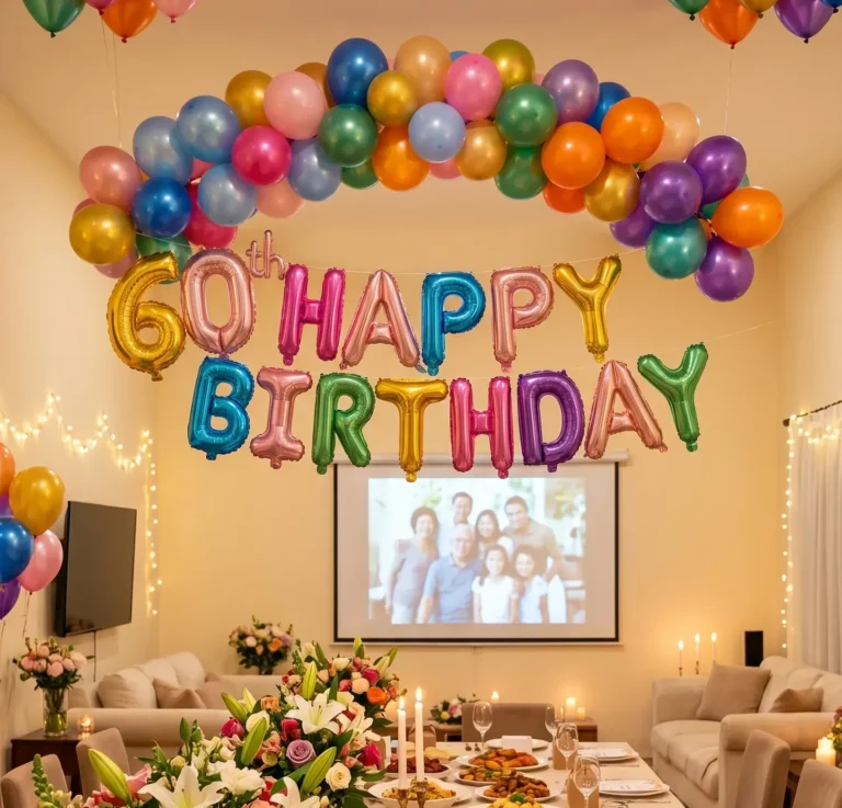 60th Birthday Party Ideas for Women with Beautiful Party Themes