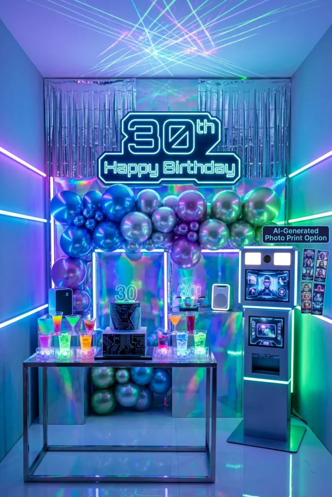 AI and Tech Futuristic Theme Party