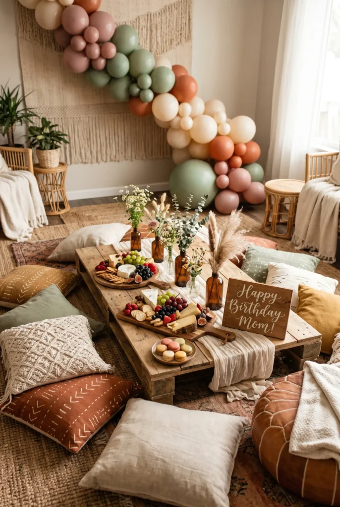 Aesthetic Boho Picnic Celebration